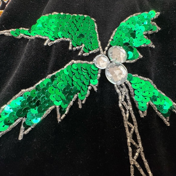 Rare 80’s Bonnie & Boerer & CO Beaded Old Hollywood Nightclubs Velvet Jacket. - Picture 11 of 16